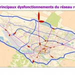 Principales zones d'embouteillages sur l'aggloméra...