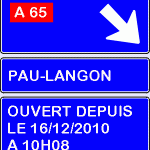 L'Autoroute A65 est ouverte