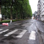 Travaux rue Alfred de Vigny à Oloron Sainte-Marie