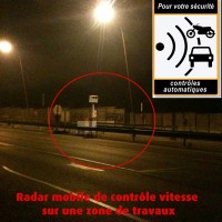 Radar Vitesse Mobile de Chantier