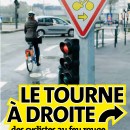 Vélos, tournez à droite...