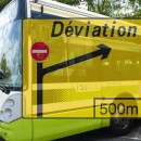 Déviation Idélis ligne P5 à Pau