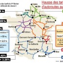 Hausse des tarifs d'autoroutes au 1 février 2013