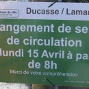 Changement de sens...