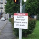 MAJ: Création du rond-point de la rue Marca