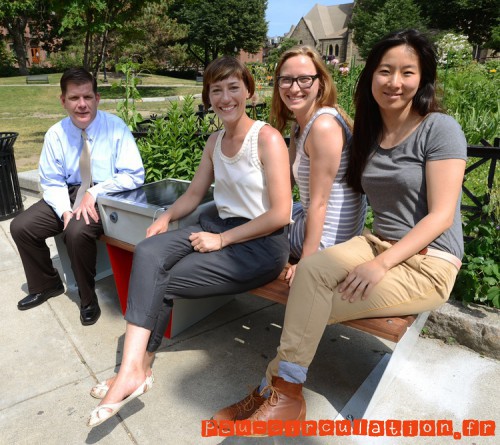 Solar Benches Installation South End