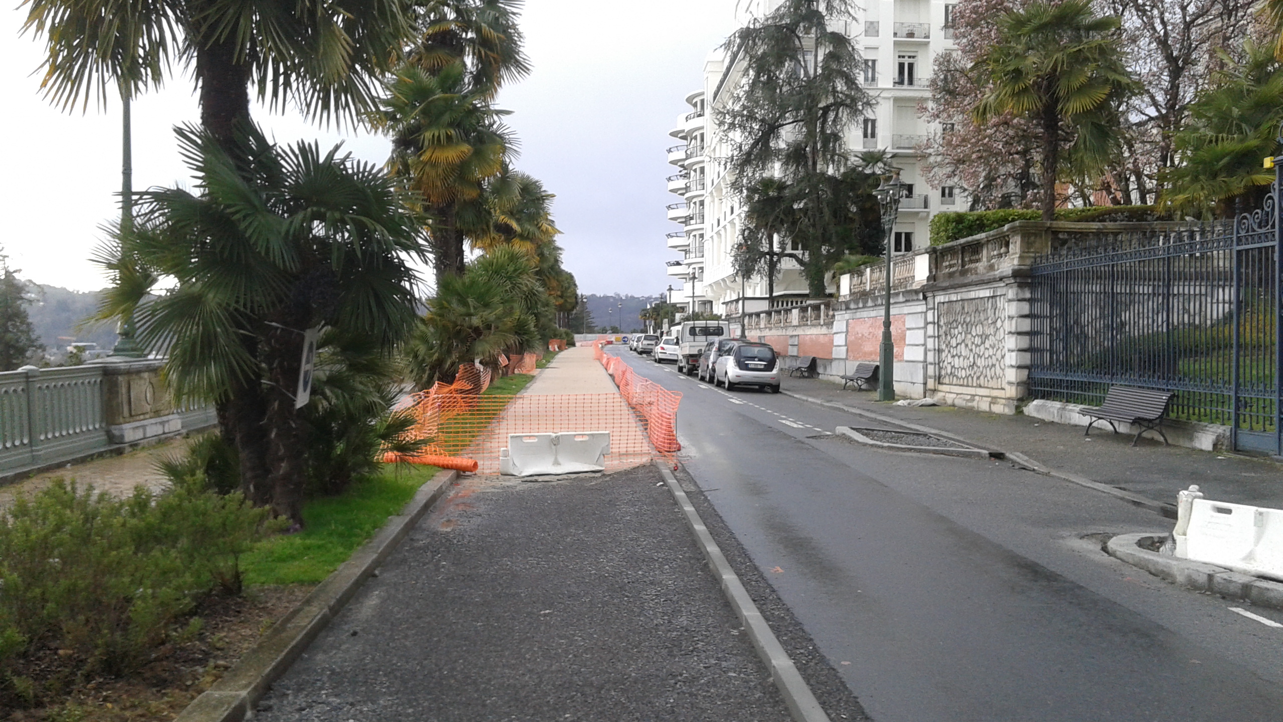 Travaux sur le boulevard des Pyrénées (phase 2)