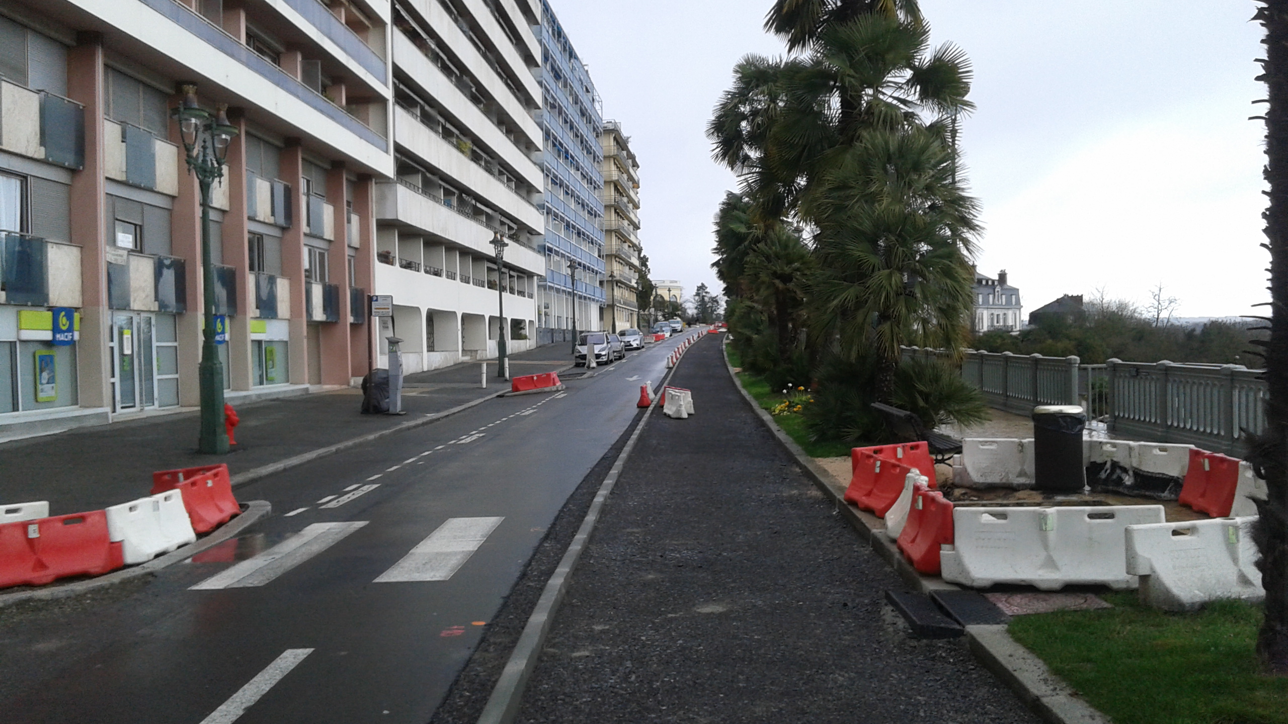 Travaux sur le boulevard des Pyrénées (phase 2)