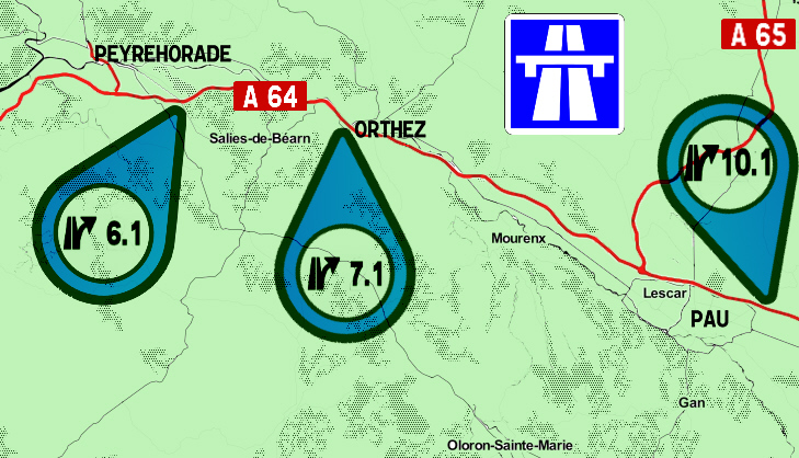 Nouveaux diffuseurs sur l’A64 Nouveaux diffuseurs sur l’A64