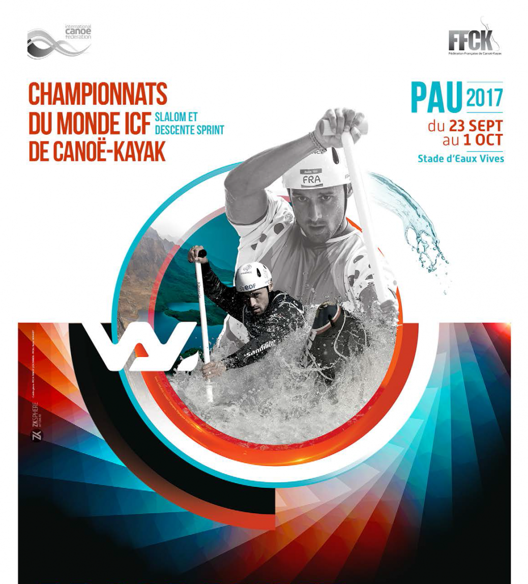 Championnats du Monde de CanoëKayak Slalom et de Descente Sprint pau