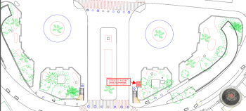 Plan de localisation du nouvel ascenseur